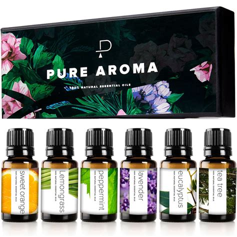 <strong>Essential Oils</strong> by PURE AROMA 100% Pure <strong>Oils</strong> kit- Top 6 Aromatherapy <strong>Oils</strong> Gift Set-6 Pack,. . Essential oils from amazon